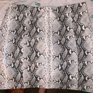 New With Tags Snakeskin Skirt